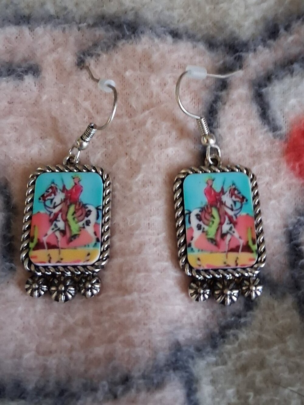 western earrings